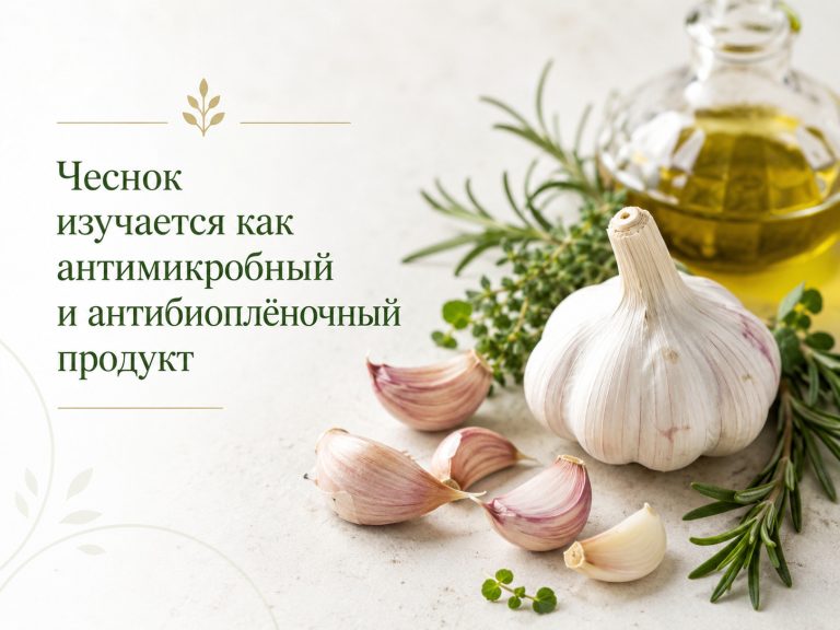 зубчики чеснока, оливковое масло, зелень.