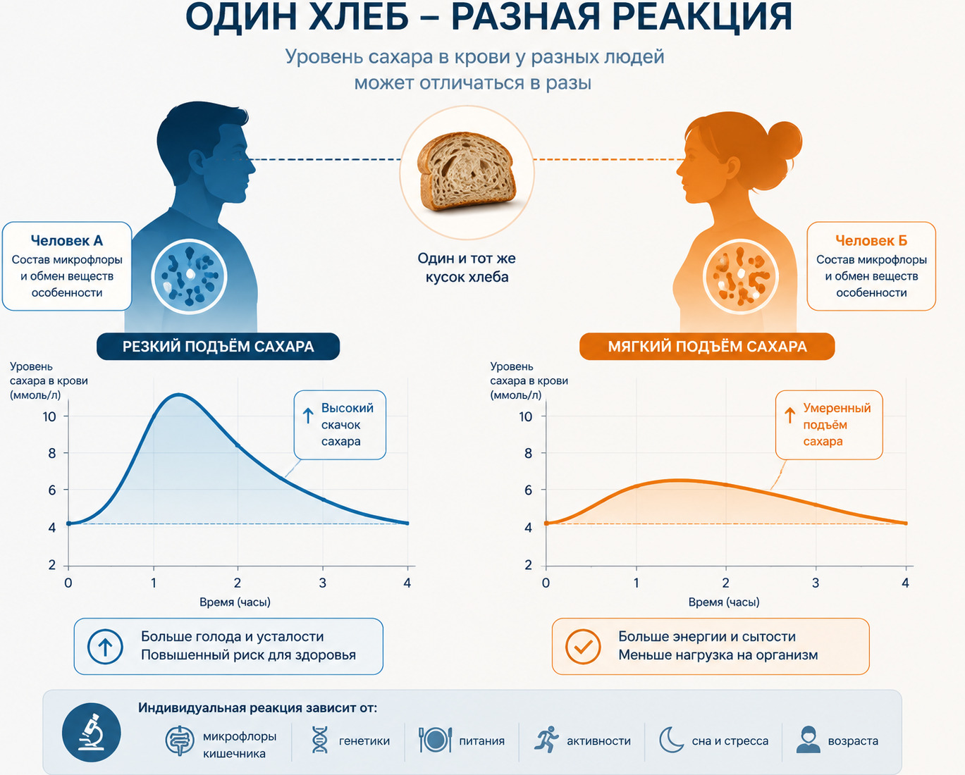 Реакция сахара на хлеб