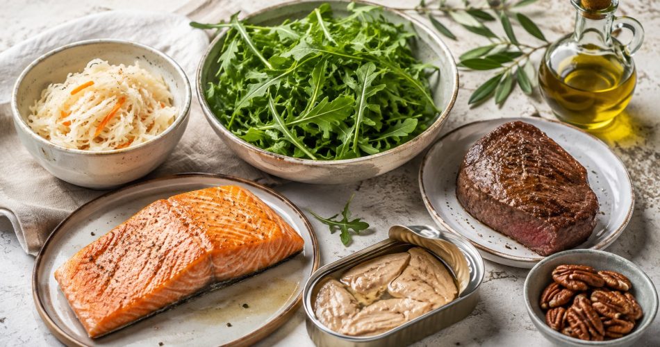 Семь питательных продуктов на одном столе